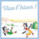Vive l'hiver et ses patins color&eacute;s